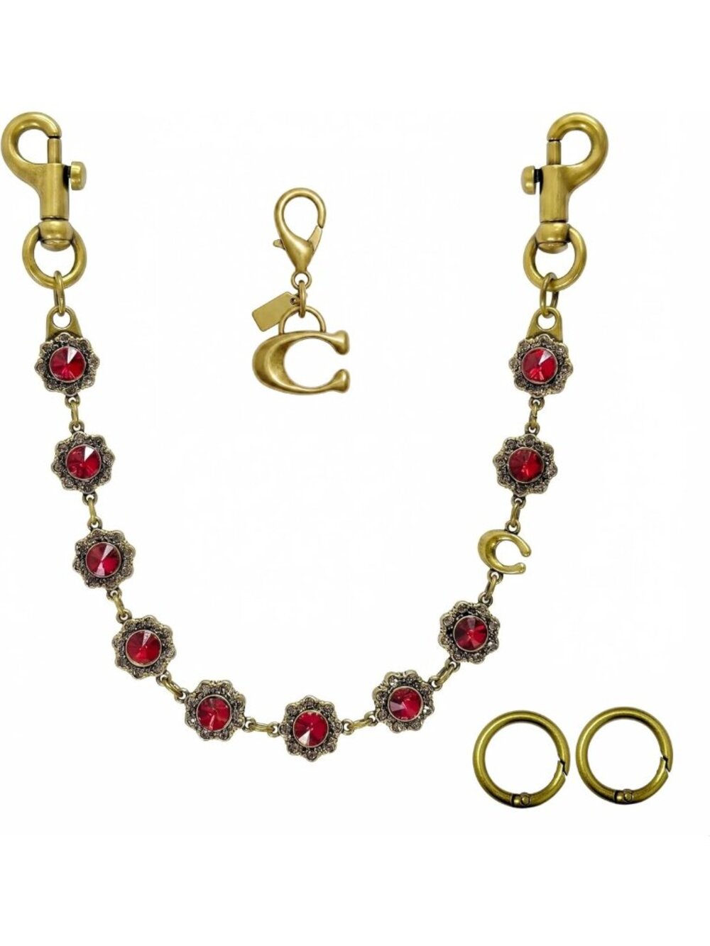Stylish Gold Bag Charm for Handbags | Chic Purse Chain Accessory
